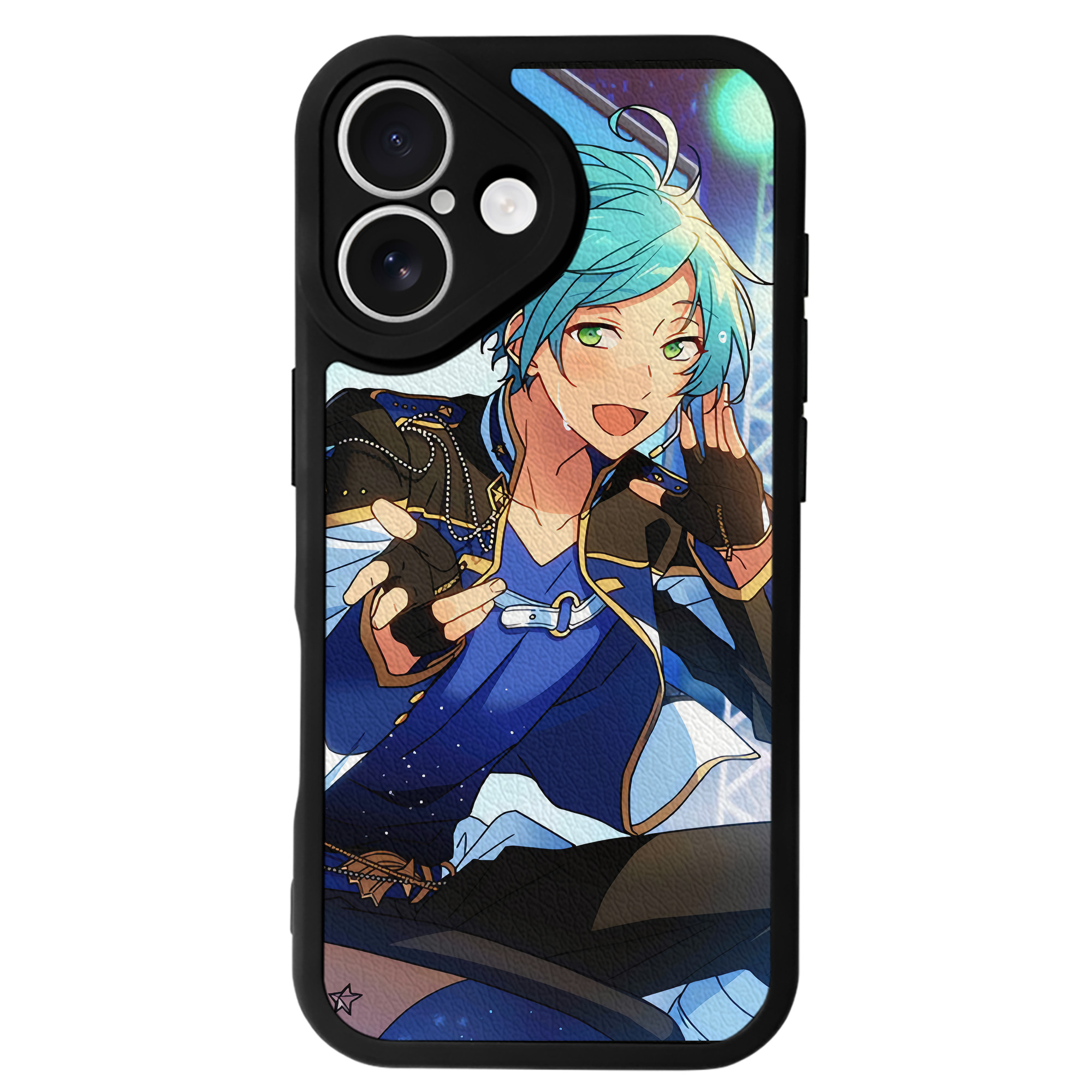 （画像用） あんさんぶるスターズ! Ensemble Stars 【iPhone 16シリーズ対応】シリコンスマホケース（レザー調） 材質：シリコン